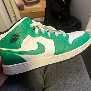 green air force 1 high top